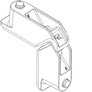 Zdjęcie SCREW CORNER CLEAT 23.8/25.8x16.7 мм [068.8826]