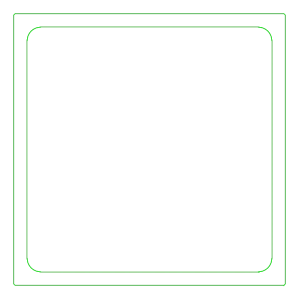 [K418352] Труба 50x50x3 мм Aluprof