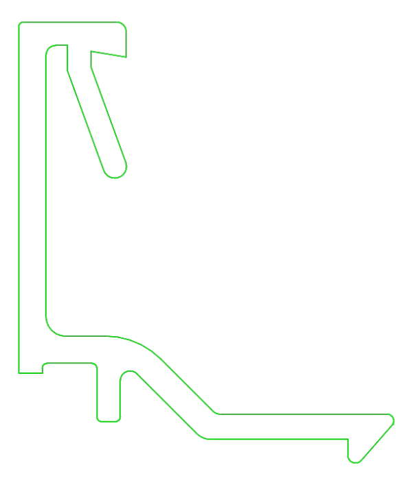 [K417840] Штапик 5,5 мм (STANDARD) Aluprof