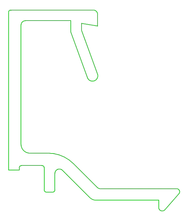 [K417841] Штапик 10 мм (STANDARD) Aluprof