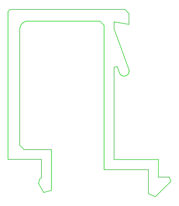 [K417842] Штапик 14,5 мм (STANDARD) Aluprof