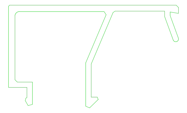 [K417847] Штапик 37 мм (STANDARD) Aluprof