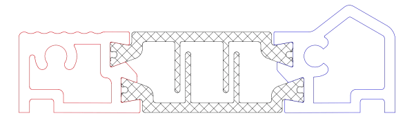 [K518140] Поріг (протипожежн.) Aluprof