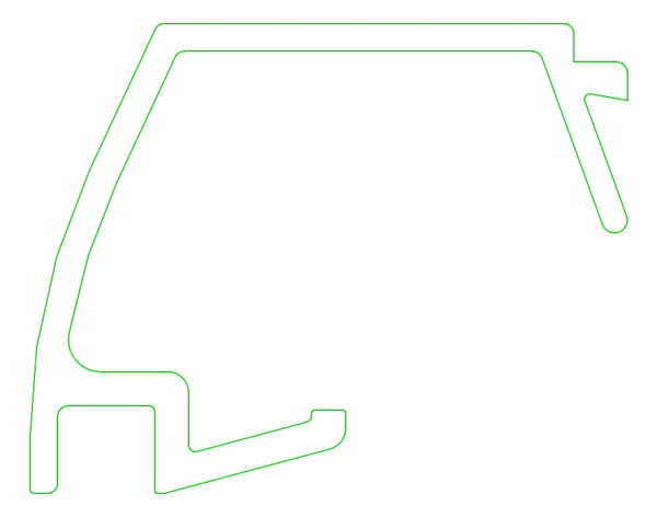 [K431094] Штапик 28 мм (STYLE) Aluprof