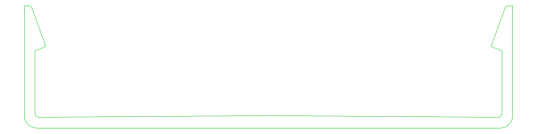 [K430448] Планка декоративна 15/60 Pirs Aluprof
