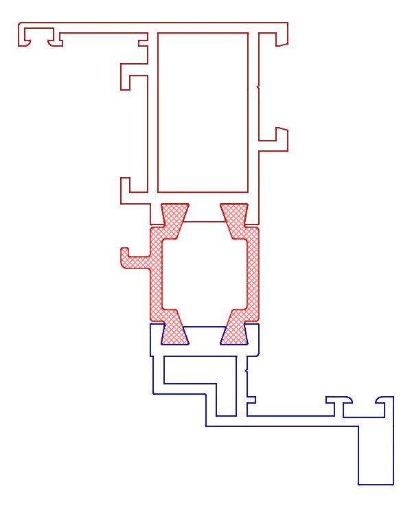 [K518276] Стулка віконна INDUSTRIAL 46 мм Aluprof