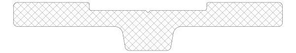 [.009072] Планка 33x6 мм Aluprof