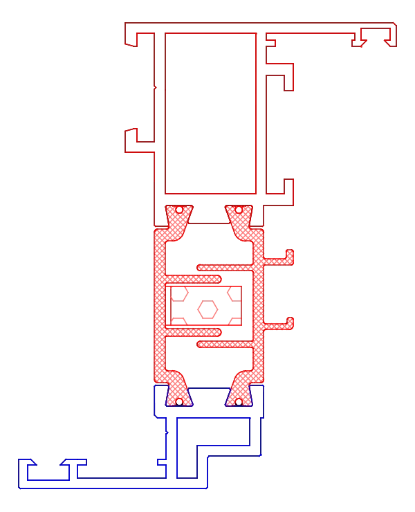 [K618111] Стулка віконна 46 мм (HI) Aluprof