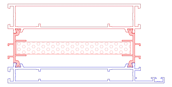 [K618424] Рама 138 мм (HI) Aluprof