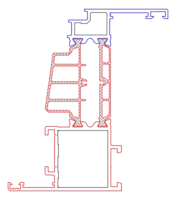 [K518702] Стулка віконна 53,5 мм (ST) Aluprof