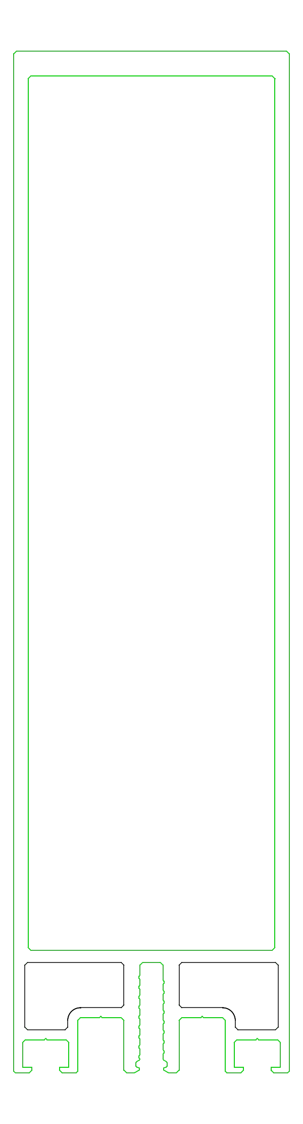 [K431867] Стояк 185 мм Aluprof