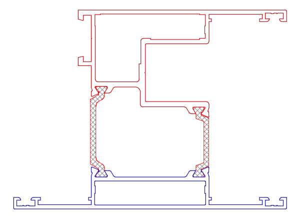 [K518810] Стулка 105,5 мм Aluprof
