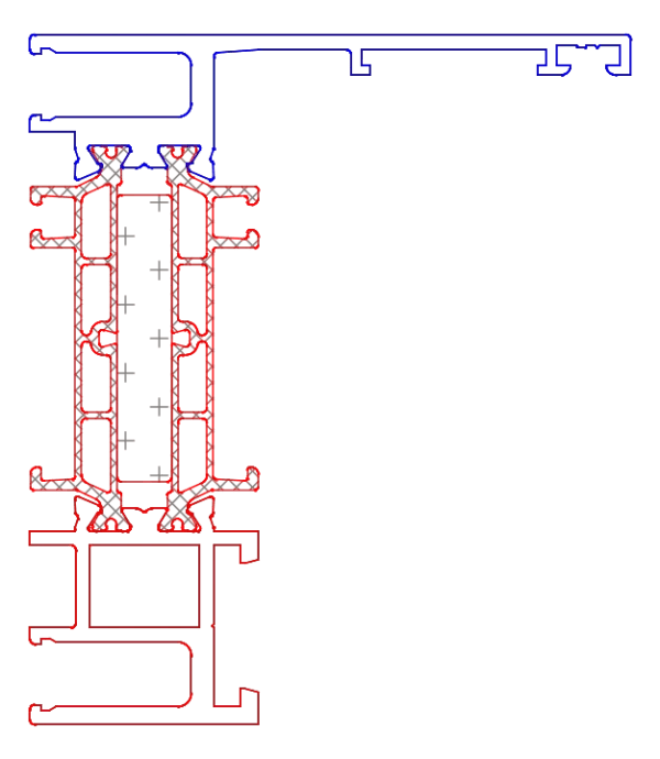 [K818784] Рама делатаційна 67 мм (AERO) Aluprof