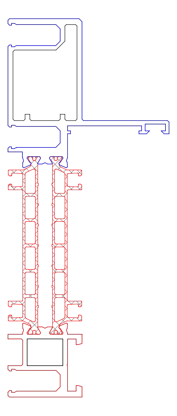 [K519040] Імпост посилений делатаційна Aluprof