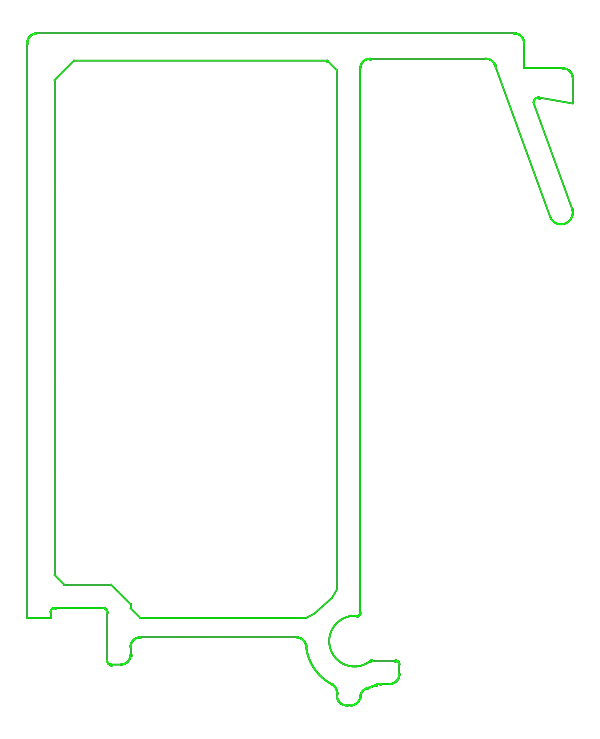 [K432844] Штапик 28 мм (STANDARD) Aluprof
