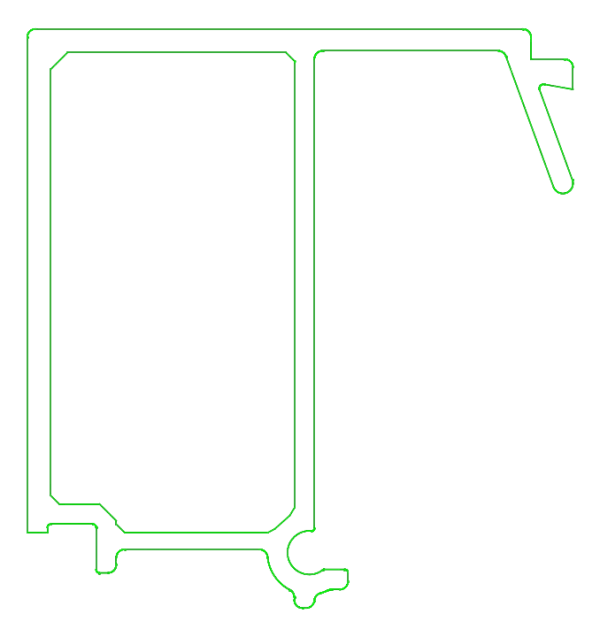 [K432845] Штапик 32,5 мм (STANDARD) Aluprof