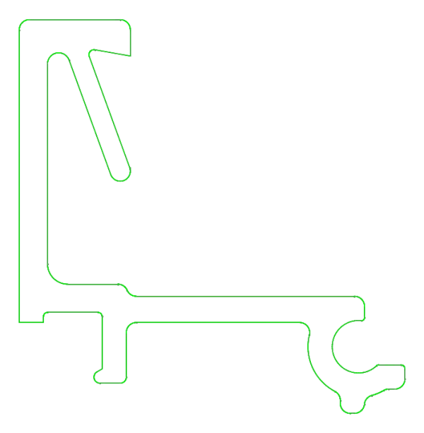 [K433260] Штапик 5,5 мм (STANDARD) Aluprof