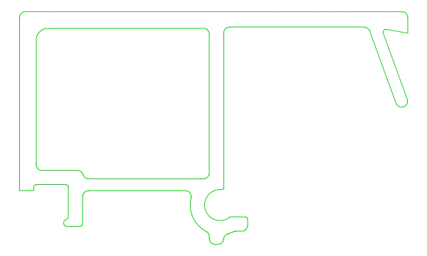 [K433266] Штапик 32,5 мм (STANDARD) Aluprof