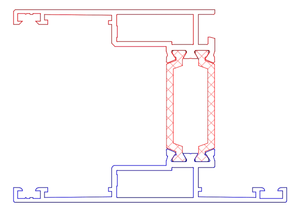 [K518857] Стулка 83,5 мм Aluprof