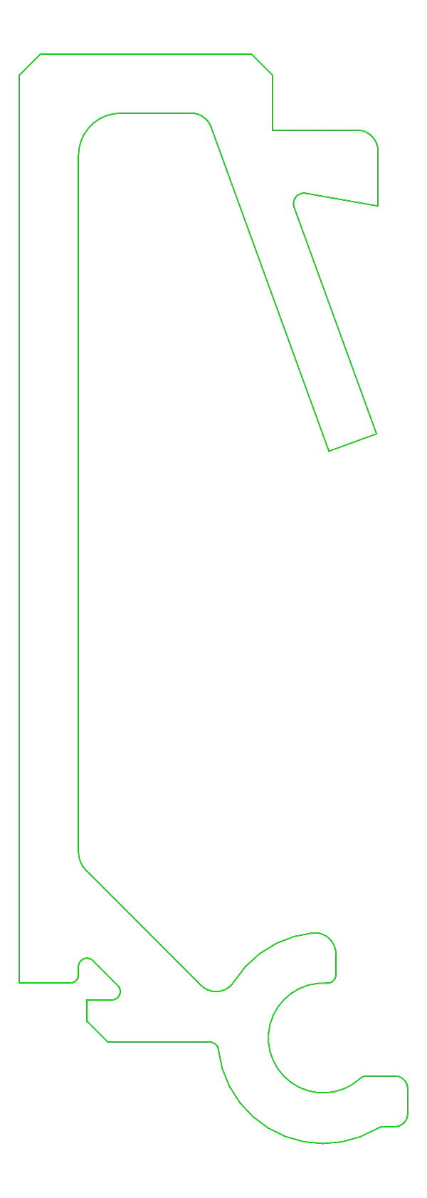 [K433441] Штапик 8,5 мм (STANDARD) Aluprof