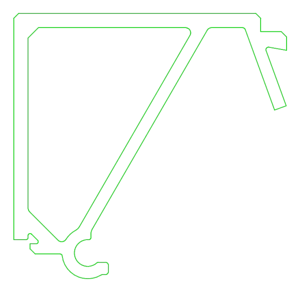 [K433445] Штапик 26,5 мм (STANDARD) Aluprof
