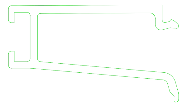 [K433853] Штапик 27 мм Aluprof