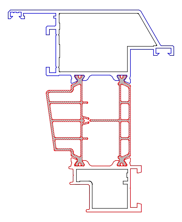[K719520] Стулка віконна 33,5 мм (SI) Aluprof