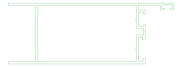 [K430014] Імпост спеціальний 122 мм Aluprof