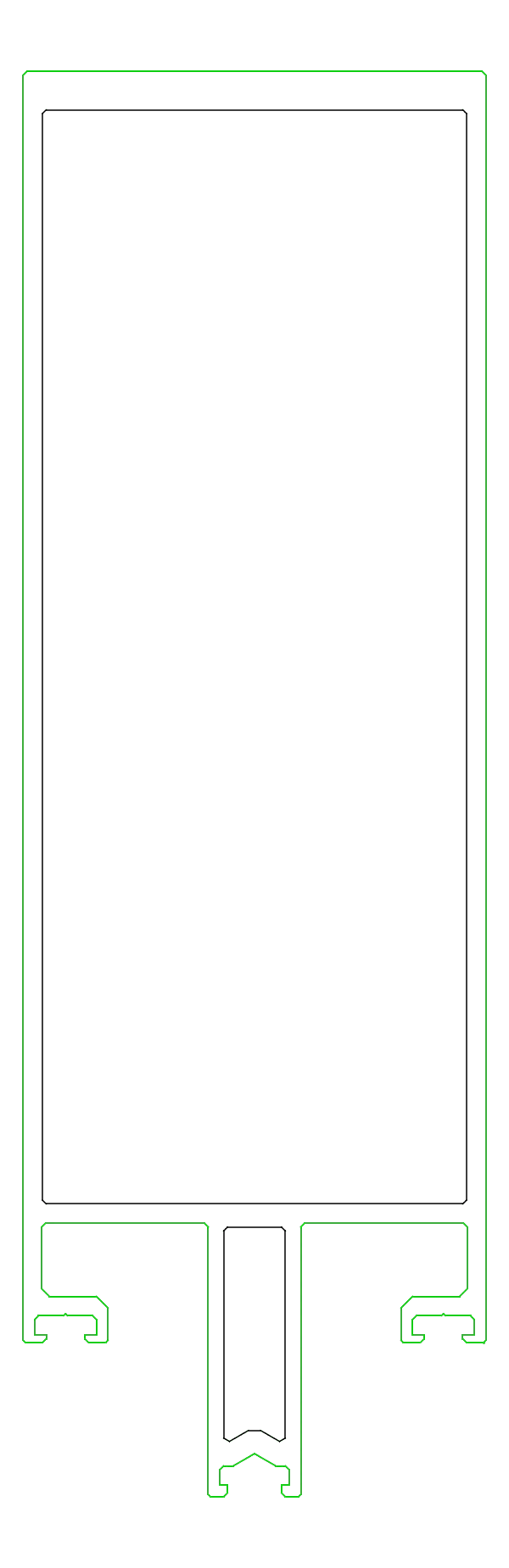 [K431904] Стійка 165 мм Aluprof
