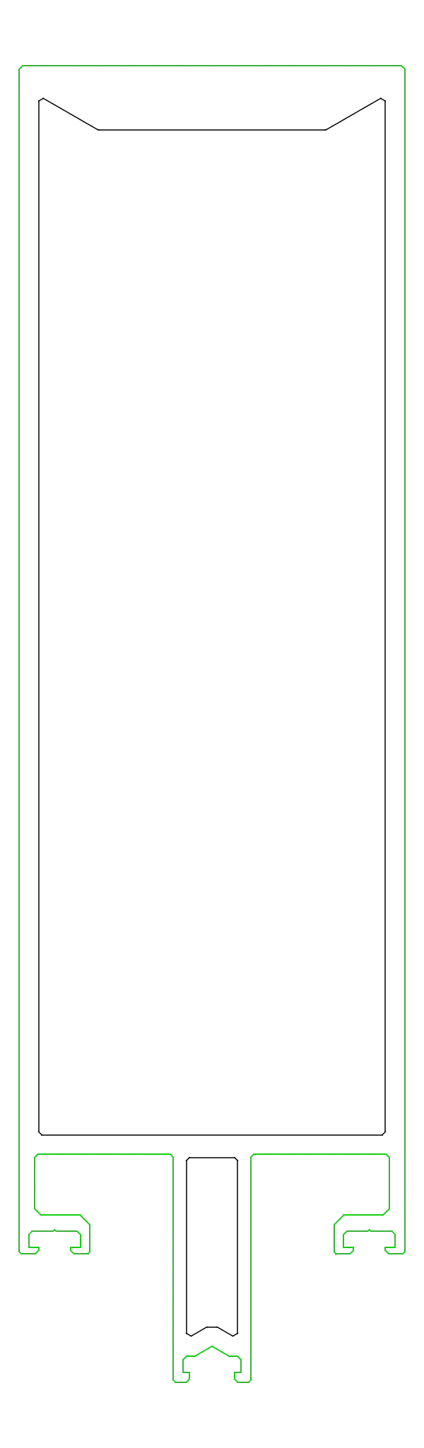 [K431907] Стійка 185 мм Aluprof