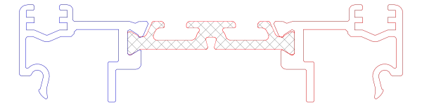 [K518411] Планка ущільнююча Aluprof