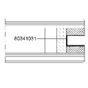 [80341031] Профіль "U" Aluprof