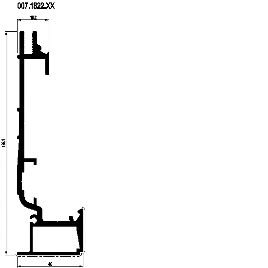 [007.1822] WALL SECTION Reynaers