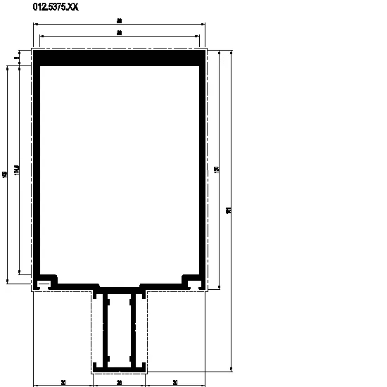 [012.5375] MENEAU DE 86x120 Reynaers