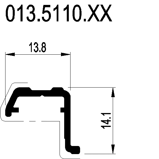 [013.5110] DRIP CAP Reynaers