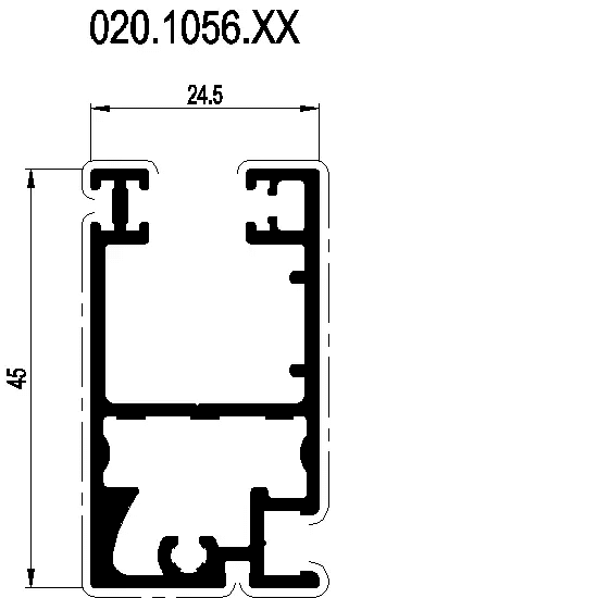 [020.1056] VENT SLIDING FLY SCREEN DOOR 45 мм Reynaers