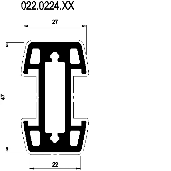 [022.0224] NEWEL POST Reynaers