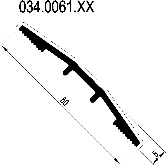 [034.0061] FLAT PRESSURE PLATE Reynaers