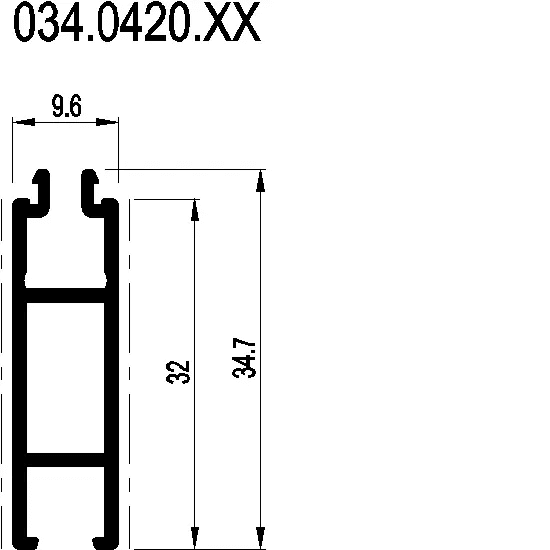 [034.0420] FILLISTER REDUCER 32 мм Reynaers