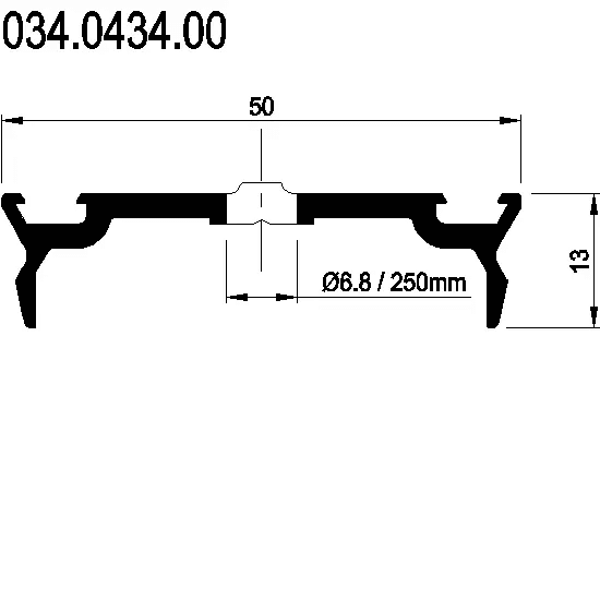 [034.0434] PRESSURE PLATE 50 мм Reynaers