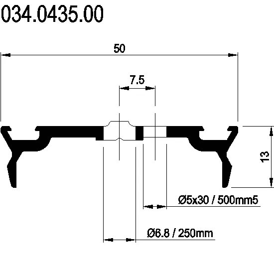 [034.0435] PRESSURE PLATE Reynaers