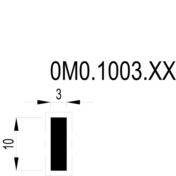 [0M0.1003] Полоса 10x3 мм Reynaers