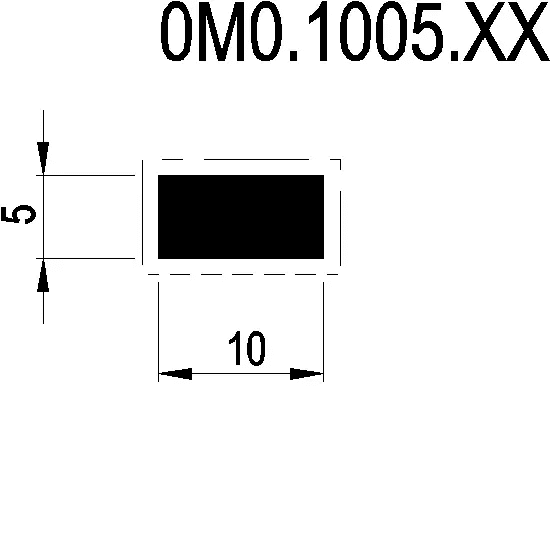 [0M0.1005] Полоса 10x5 мм Reynaers