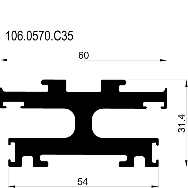 [106.0570] I-PROFILE ZERO THRESHOLD Reynaers