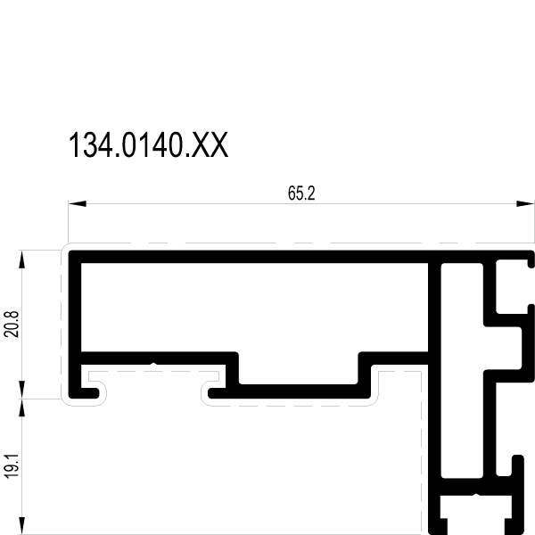 [134.0140] Вентиляційний профіль Reynaers