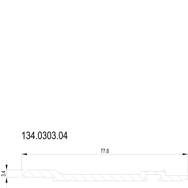 [134.0303] SEALING PROFILE Reynaers