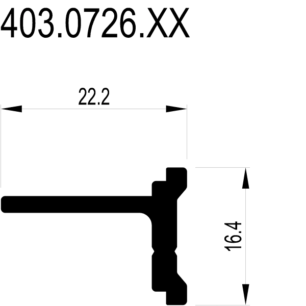 [403.0726] SUSPENSION PROFILE Reynaers