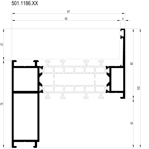 [501.1186] Зовнішня рама MINERGIE Reynaers