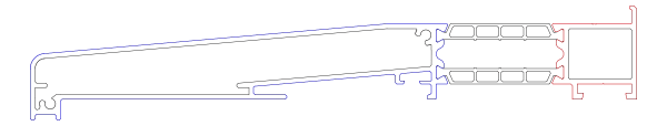 [K528694] Віконний відлив 200 мм Aluprof