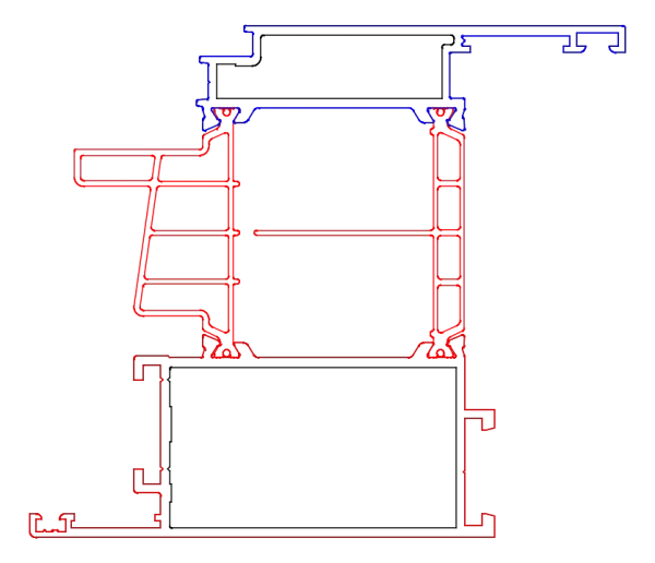 [K730044] Стулка дверна 78 мм (SI) Aluprof
